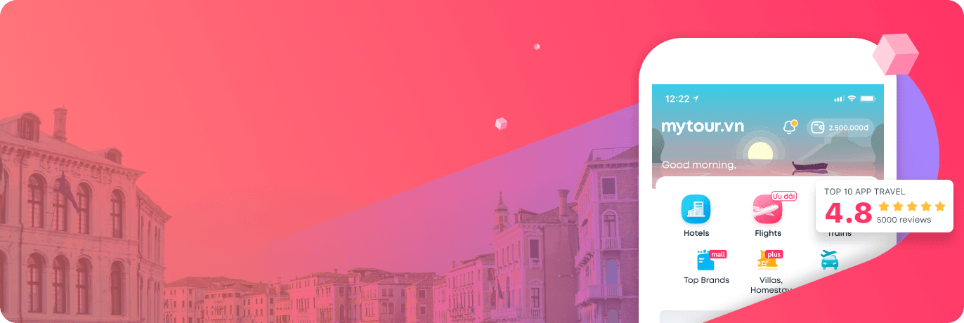Hình nền tải ứng dụng Mytour